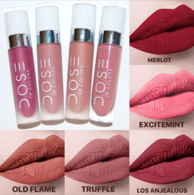 of colors lipstick