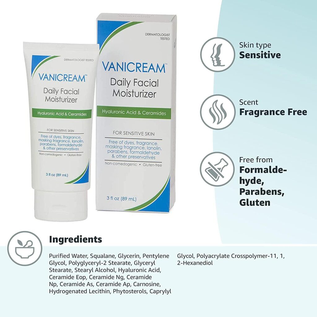 Vanicream Daily Facial Moisturizer 89ml Beautynation International